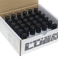 Wheel Mate Monster Lug 63 Nut Set of 32 - Black 14x1.50