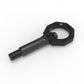 aFe Control Front Tow Hook Black 20-21 Toyota GR Supra (A90)