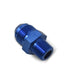 Russell Performance -6 AN to 3/8in NPT Straight Flare to Pipe (Blue)