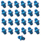 Russell Performance -6 AN Flare Union (Blue) (25 pcs.)