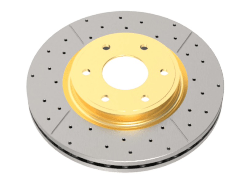 DBA 11-17 Lexus CT200h E Type (w/259mm Rear Rotor) Rear Street Drilled & Slotted Rotor