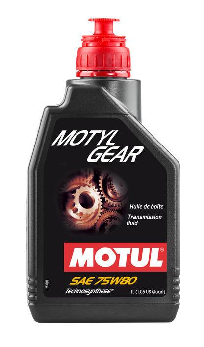 Motul 1L Transmission MOTYLGEAR 75W80 - Technosynthese - API GL-5 / MIL-L-2105D