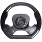 NRG Carbon Fiber Steering Wheel (320mm) CF Center Plate & Two-Tone Carbon w/Suede Trim Handles