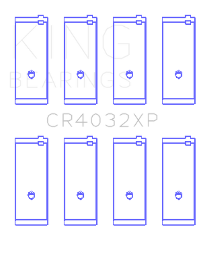 King Engine Bearings Toyota 4Age/4Agze/16V 1.6L (Size +0.50mm) Connecting Rod Bearing Set