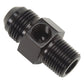 Russell Performance -6 AN Flare to 3/8in Pipe Pressure Adapter (Black)