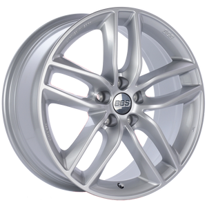 BBS SX 17x7.5 5x112 ET45 Sport Silver Wheel -82mm PFS/Clip Required