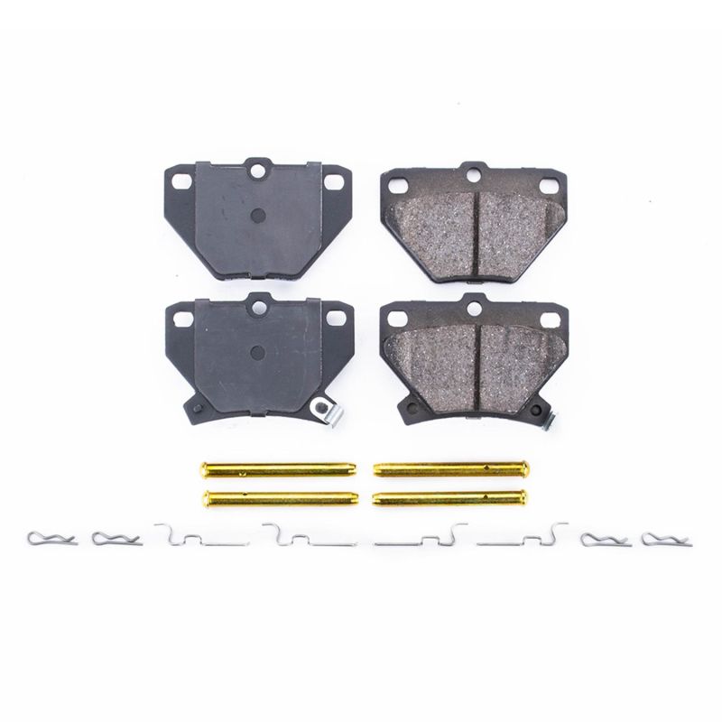 Power Stop 03-06 Pontiac Vibe Rear Z17 Evolution Ceramic Brake Pads w/Hardware