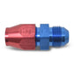 Russell Performance Red/Blue -8 AN Male 37 Degree to 1/2in Aluminum Tube