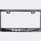 NRG Carbon License Plate Frame/ Fiber Poly Dip Finish Wet w/ NRG Logo