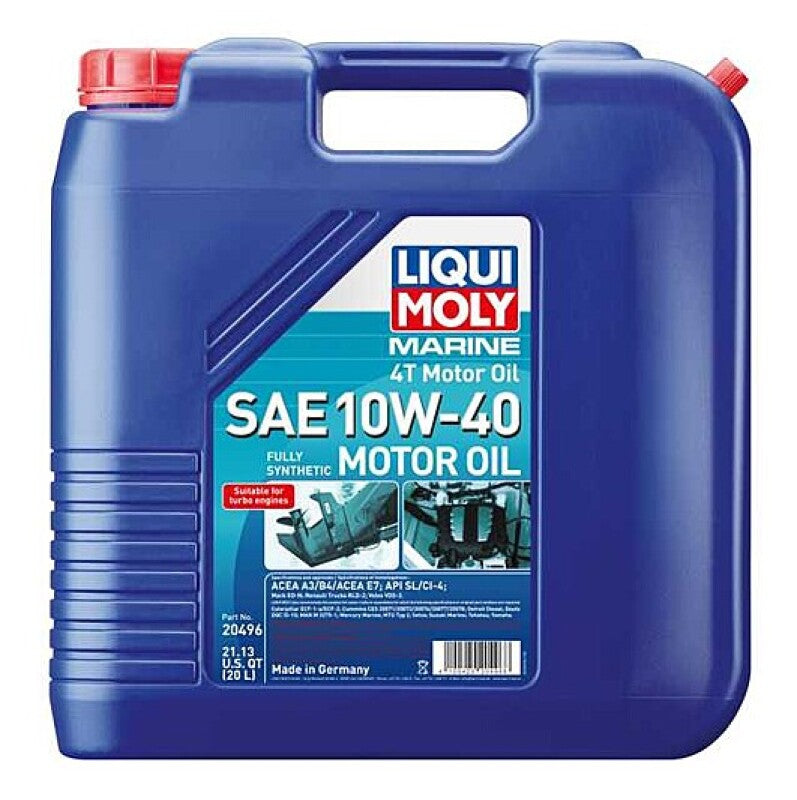 LIQUI MOLY 20L Marine 4T Motor Oil SAE 10W40