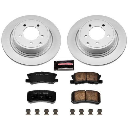 Power Stop 11-14 Chrysler 200 Rear Z17 Evolution Geomet Coated Brake Kit