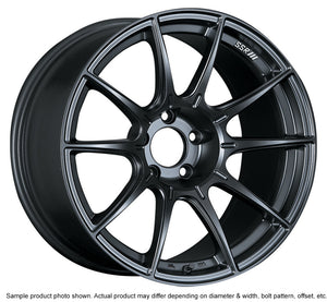 SSR GTX01 18x10.5 5x114.3 15mm Offset Flat Black Wheel Evo X / G35 / 350z / 370z