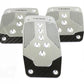 NRG Aluminum Sport Pedal M/T - Silver w/Black Carbon