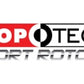 Stoptech 17-23 Audi A4 Q5 A6 Quattro Sport Cross Drilled Brake Rotor, Right