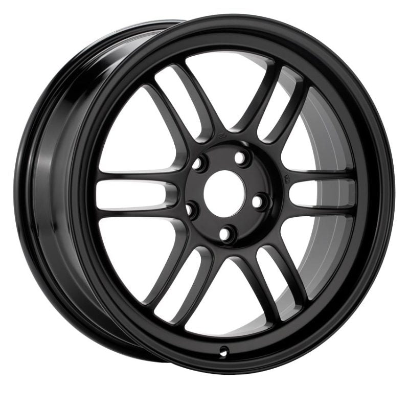 Enkei RPF1 16x8 4x100 38mm Offset 73mm Bore Black Wheel Miata 4-Lug / 02-06 Mini / Honda 4-Lug