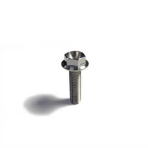 Ticon Industries Titanium Bolt Flanged M6x25x1TP 10mm 6pt Head