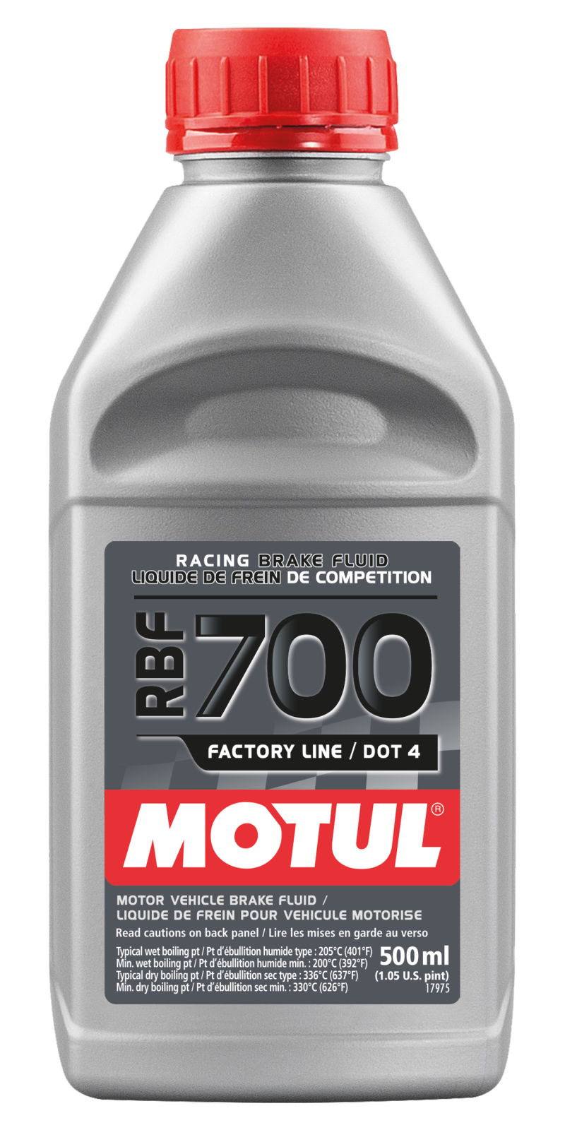 Motul 1/2L Brake Fluid RBF 700 - Racing DOT 4