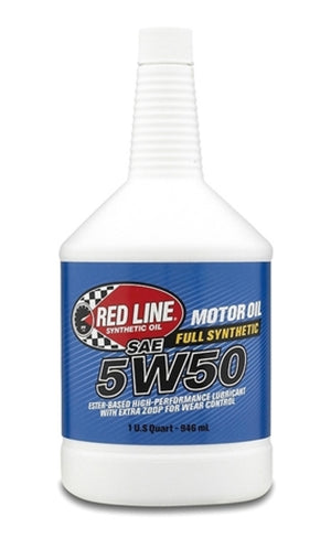 Red Line 5W50 Motor Oil - Quart