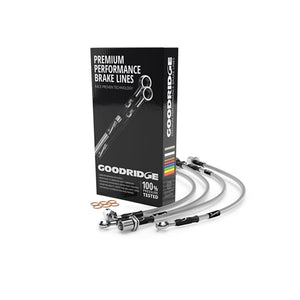 Goodridge 13-19 Volkswagen Beetle (w/2 Rear Female Fitting) Stainless Steel Brake Lines