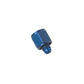 Russell Performance BLUE ANODIZED -12 TUBE COUPLING NUT W/ FLARED REDUCER TO -10 AN MALE