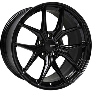 Enkei TSR-X 18x8 45mm Offset 5x100 BP 72.6mm Bore Gloss Black Wheel