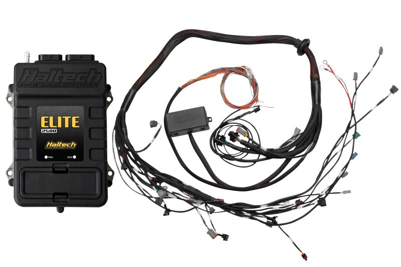 Haltech Elite 2500 Terminated Harness ECU Kit w/EV1 Injector Connectors