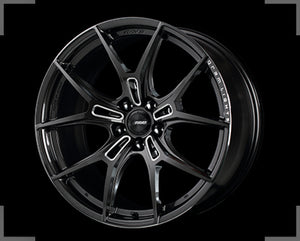 Gram Lights 57FXZ 19x8.5 +38 5-114.3 Super Dark Gunmetal & Machining Rim Edge DC Wheel