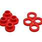 Energy Suspension 06-07 Mitsubishi Eclipse FWD Red Manual Shifter Bushing Set