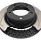 DBA 08-12 Nissan Pathfinder 5.6L Front Slotted Street Series Rotor