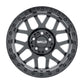 Weld Off-Road W902 17X10 Cinch Beadlock 5X127 5X139.7 ET-24 BS4.50 Gloss BLK MIL / BLK Ring 87.1