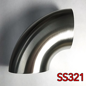 Stainless Bros 1.5in SS321 90 Deg Mandrel Bend Elbow - 1D Radius 16GA/.065in Wall (No Leg)