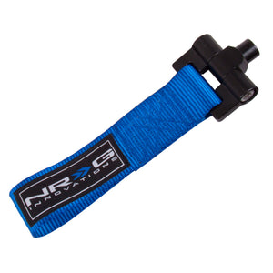 NRG Bolt-In Tow Strap Blue- BMW E30 (5000lb. Limit)