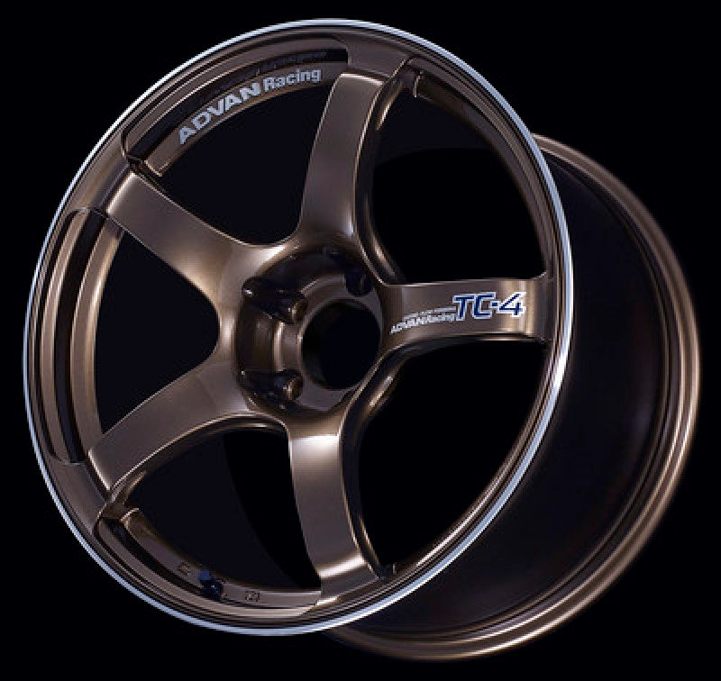 Advan TC4 17x8.0 +38 5-114.3 Umber Bronze Metallic & Ring Wheel