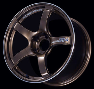 Advan TC4 16x7.0 +44 5-114.3 Umber Bronze Metallic & Ring Wheel