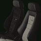 Recaro Classic LX Seat - Black Leather/Classic Checkered Fabric