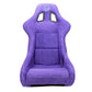 NRG FRP Bucket Seat PRISMA Edition W/ pearlized Back Purple Alcantara - Large