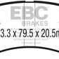 EBC 2017+ Ford F-450 Yellowstuff Front/Rear Brake Pads