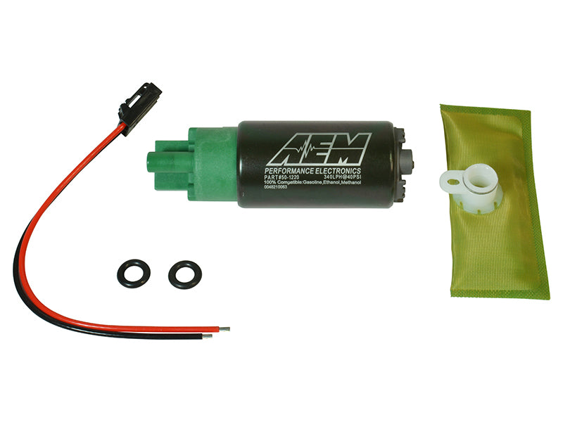 AEM 320LPH 65mm Fuel Pump Kit w/o Mounting Hooks - Ethanol Compatible