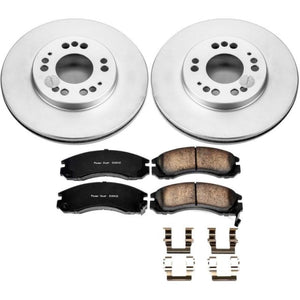 Power Stop 91-96 Dodge Stealth Front Z17 Evolution Geomet Coated Brake Kit