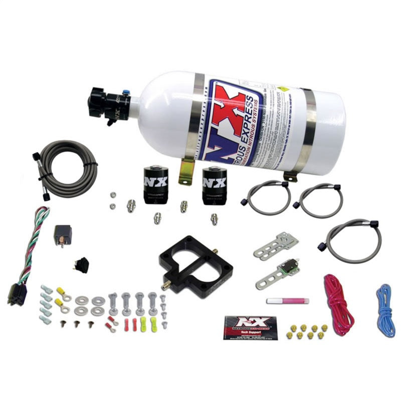 Nitrous Express Dodge TBI (Magnum) Nitrous Plate Kit (Magnum Engine) w/10lb Bottle