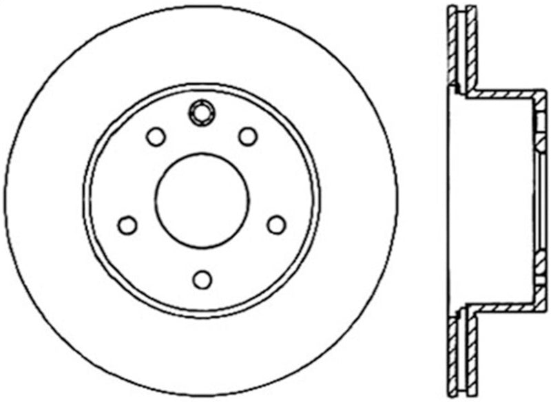 StopTech Power Slot 06-07 350Z / 05-07 G35 / 06-07 G35X SportStop CRYO Slotted Rear Left Rotor