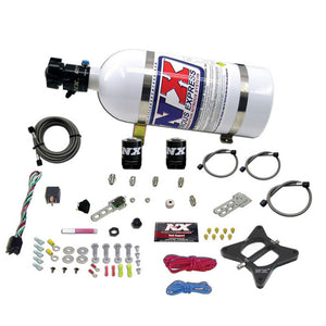 Nitrous Express 96-04 Ford Mustang 4.6L 2 Valve Nitrous Plate Kit w/10lb Bottle