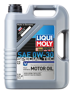 LIQUI MOLY 5L Special Tec V Motor Oil SAE 0W30