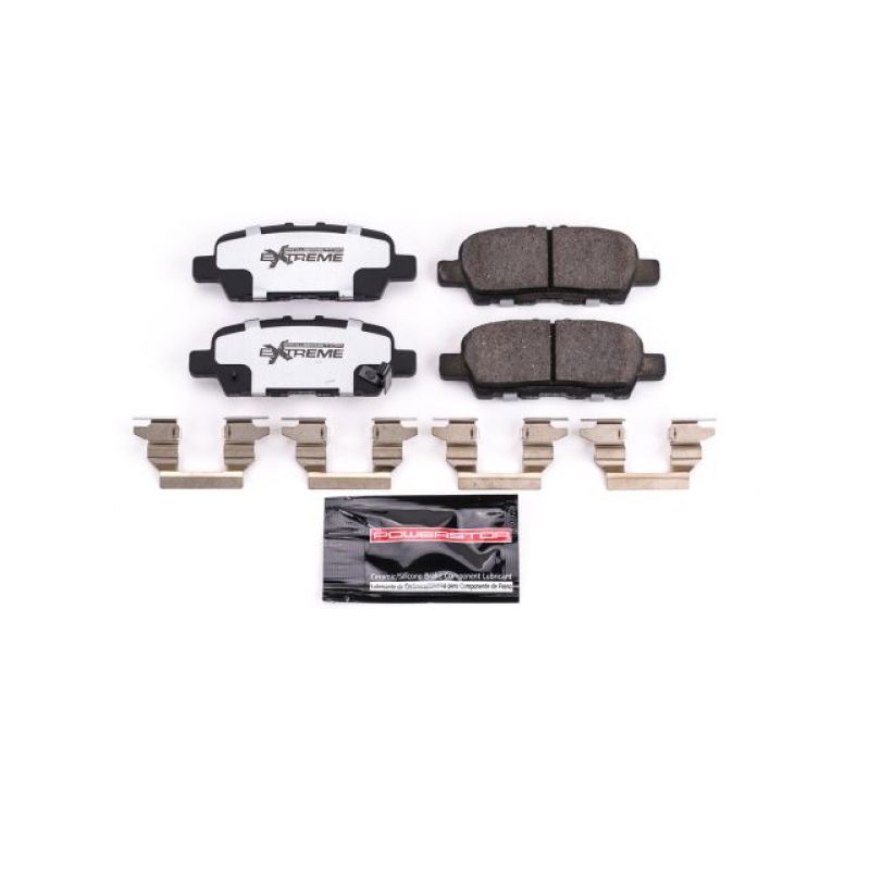 Power Stop 11-12 Infiniti EX35 Rear Z26 Extreme Street Brake Pads w/Hardware